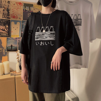 Printed Korean style T-shirts