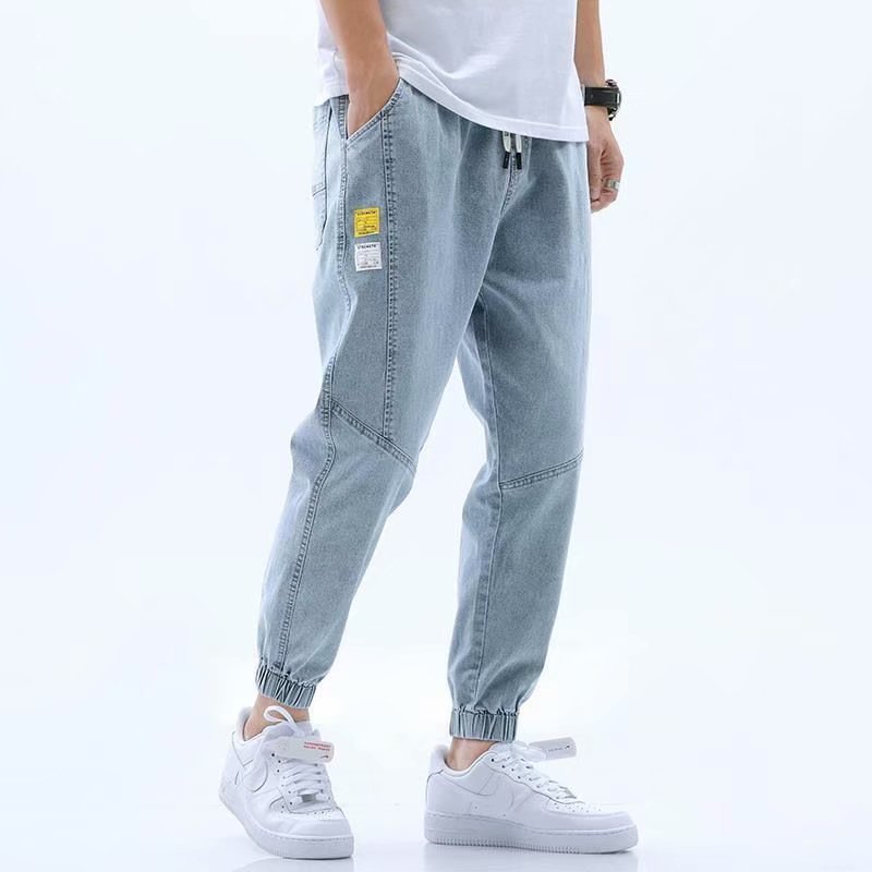 Cropped Joggers For Men - Trousers Trend, Summer Thin Casual Pants