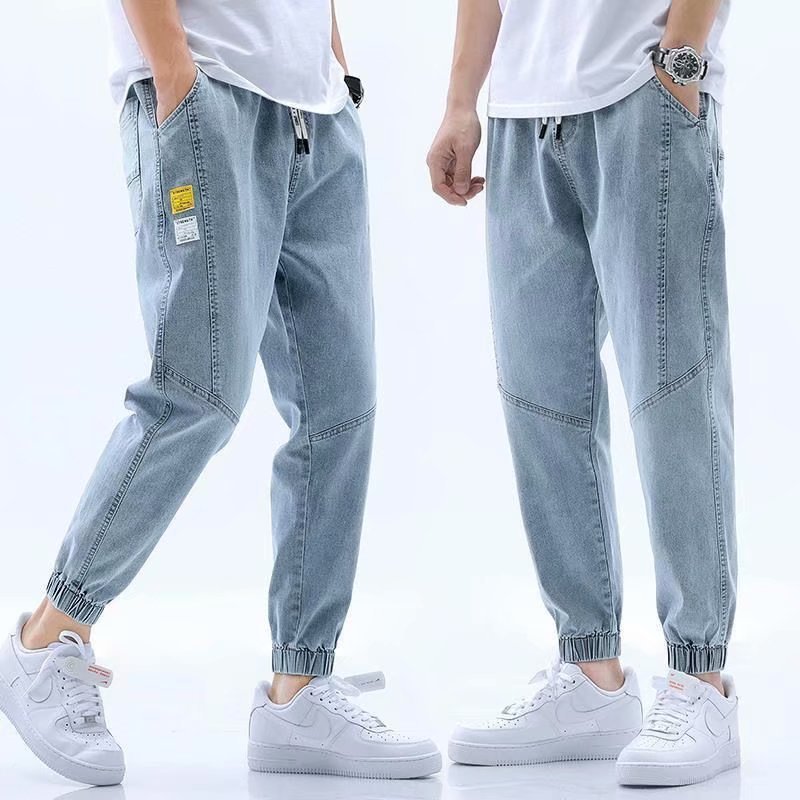 Cropped Joggers For Men - Trousers Trend, Summer Thin Casual Pants