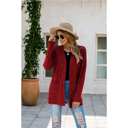 Long Sleeve Pocket Cardigan Jacket