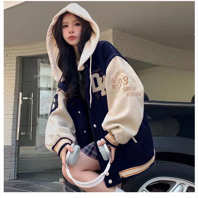 Korean Junior High School Students Baggy Casual Jacket