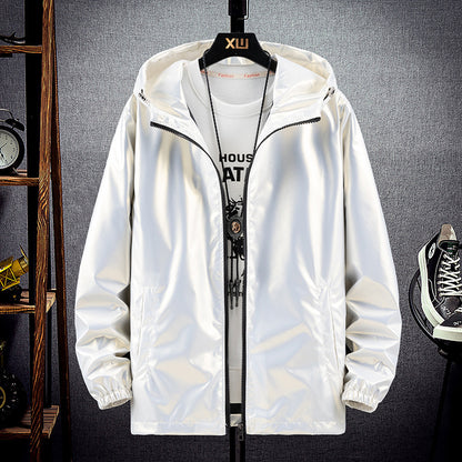 K-Pop! Cool-Boy Design Men's Fashionable Casual Thin Hooded Top