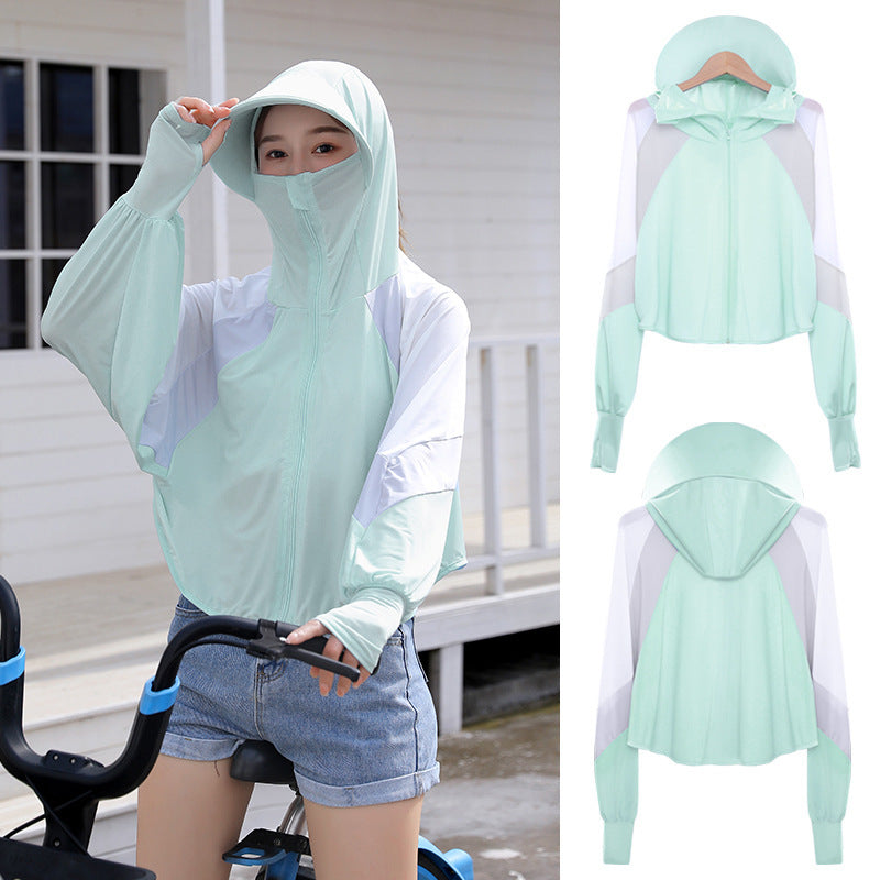 Women's Short Summer Long Sleeve Sun Protection Clothing