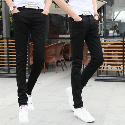 Denim Stretchable - Boys Youth Pants Straight Slim