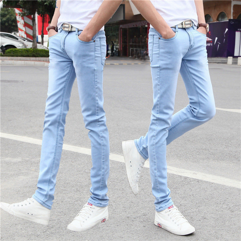 Denim Stretchable - Boys Youth Pants Straight Slim