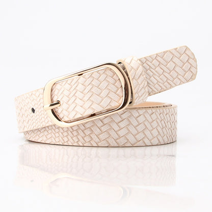 Customized Skin Women's Belt - Fashion All-matching Pin Buckle Pant Women's Belt