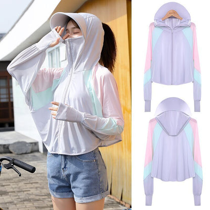 Women's Short Summer Long Sleeve Sun Protection Clothing