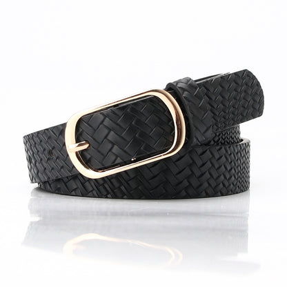 Customized Skin Women's Belt - Fashion All-matching Pin Buckle Pant Women's Belt