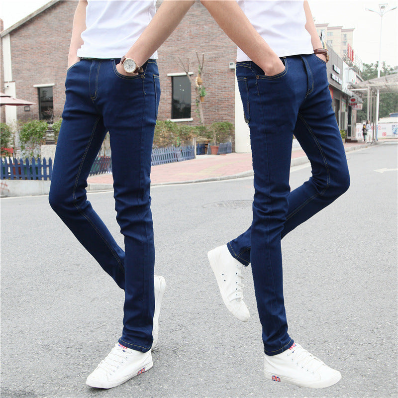 Denim Stretchable - Boys Youth Pants Straight Slim