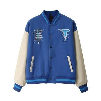 Retro Autumn Ins Loose Casual Hip-hop Jacket Coat Baseball Uniform